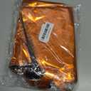 50 Pcs Black and Orange Square Foil Balloons Wall Backdrop, 19 Inch Reusable Mylar Basketball Balloons DIY Double Sided Tunnel Arch Kit for Birthday Graduation Basketball Party Baby Shower Decorations