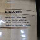 Ninja Professional Blender 1000W, Total Crushing Technology- Smoothies, Ice Crushing & Frozen Fruit, Full-Size Countertop Blender, 72-oz. Pitcher, Black & Grey, BL610