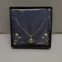 Custom4U Birthstone Name Pendant Necklace for Women, Custom Name Necklace with 1-5 Birthstones CZ, Silver/Gold Plated Personalized Jewelry New Mom Grandma Gifts for Birthday Mother's Day Christmas