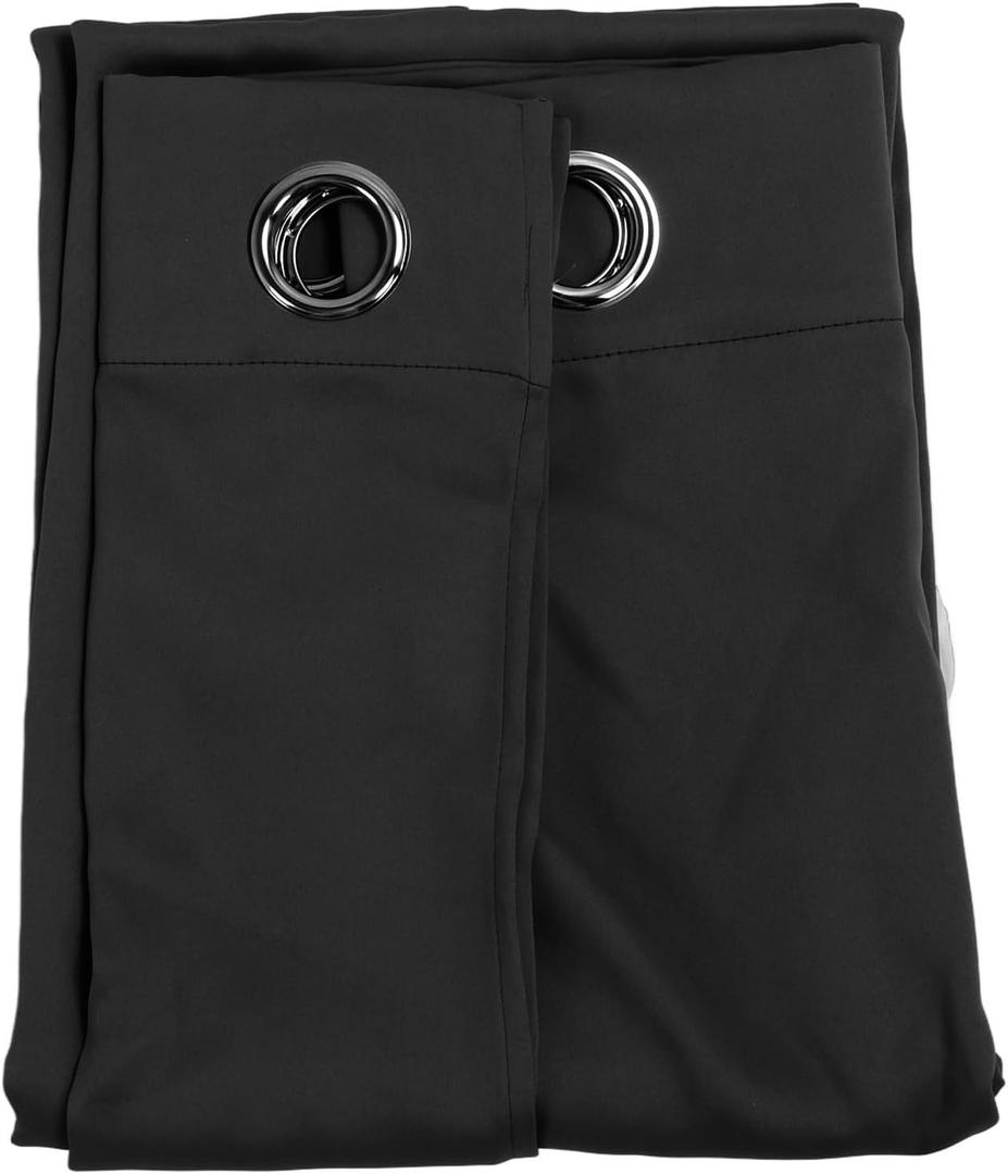 Blackout Curtains with Eyelets, Punch, Thermal Insulated, Room Darkening Curtains for Bedroom and Living Room (132x213cm / 52.0x83.9in)