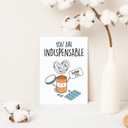 4 x Nurse Day Cards, Cute Thank You Card for Doctor Nurse Pharmacy, Lovely Doctor DR Day Card, Funny Appreciation Cards for Men Women, Medical Staff Appreciate Gift