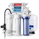 iSpring RCC7AK-BLK, NSF/ANSI 58 Certified, Alkaline 6-Stage Reverse Osmosis System with Stylish Black RO Faucet, pH+ Remineralization RO Water Filter System Under Sink