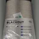 100% Blackout Shield Linen Blackout Curtains for Bedroom 90 Inches Long, Back Tab/Rod Pocket Living Room Drapes, Thermal Insulated Blackout Curtains 2 Panels Set, 50" W x 90" L, Oatmeal