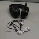 Ozeino Wireless Gaming Headset with Flip Microphone, RGB Lighting Gaming Headphones for PS5, PS4, PC - 2.4GHz USB & Type C Transmitter