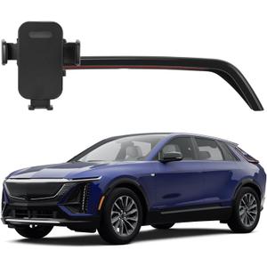 33-Inch Car Phone Holder Mount Compatible With Cadillac Lyriq 24-25(Luxury/Sport/Tech Protective),CT5 25(V&V Blackwing),XT4 24-25 (Luxury/Premium Luxury/Sport) Accessories Custom Screen 360° Adjustable