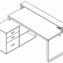 Shaped Desk
