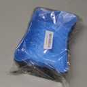 Silicone Air Fryer Liners Rectangle 2 Pack 8.0 Inch Airfryer Liners 8-10 QT Dual Air Fryer Liners Reusable Pot Oven Liner Baking Tray, Air Fryer Basket Silicone Mat Bowl Air Fryer Accessories Kitchen (Blue+Gray)