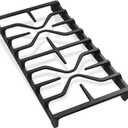 WB31X27151 Center Grate Replacement for GE Stove Parts WB31X24736 Cast Iron Range Grate General Electric Gas Range Grate Cast Iron Surface Burner Grate GE Cooktop Parts Stove Top Grate
