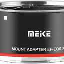 Meike Metal Lens Adapter EF-EOSR Auto-Focus Mount Converter for Canon EF/EF-S Lens to EOS-R EOS-RP R5 R6 R7 R10 C70 and RED Komodo Cameras