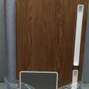 HUANUO Lap Desk - Fits up to 17 inches Laptop Desk, Built in Mouse Pad & Wrist Pad for Notebook, MacBook, Tablet, Laptop Stand with Tablet, Pen & Phone Holder - HNLD6 (Dark Woodgrain)