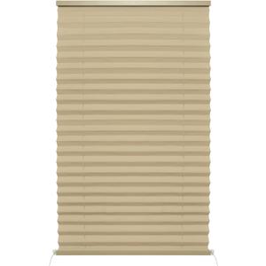 RV Blinds Shades for Camper Window,RV Pleated Shades Camper Blinds for Travel Trailers Motorhome Motor Coach-20 W x 38" L, Cappucino 