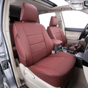 EKR 4runner Seat Covers Full Set 5 Seats 2010-2024,Car Seat Cover for Toyota 4 Runner, Waterproof Leather Seat Covers for Cars SUV, Automotive Seat Covers, Car Seat Protector (Burgundy)