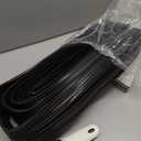 Garage Door Seals Bottom Rubber, with Aluminum Track Retainer Kit, 3-Sided Weatherproof Seal, Three Layers of Protection, Garage Door Bottom Seal 20 Ft, Easy to Install (Black)