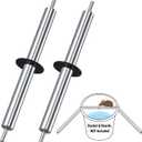 2 Pack Rolling Log Mouse Trap, Humane Live Mouse Trap Bucket, Rat Traps for House, Auto Release Catch No See Kill Trap for Mice and Rats