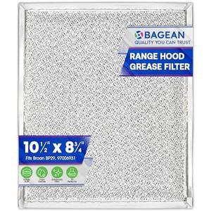 Bagean Stove Hood Vent Filter 10.5" x 8.75" 97006931 Compatible with Broan Range Hood Filter Replacement BP29 - Fit's Nutone Kitchen Exhaust Fan Filters - Blocks Grease & Filters Oven Air (1-Pack)