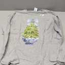 Chinoiserie Christmas Tree Blue Willow Ginger Jar Hanukkah Long Sleeve T-Shirt, L