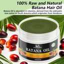 Batana Oil for Hair Growth - 100% Natural Raw Hair Oil from Honduras,Unrefined and Organic Batana Hair Mask for Women & Men - Batana Oil for Frizz, Split Ends, Texture & Shine