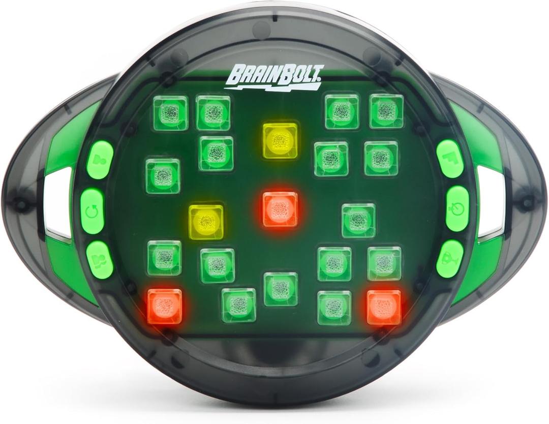Educational Insights BrainBolt - Portable Handheld Electronic Memory Game, Car Travel Kids Games for Boys and Girls, Electronic Brain Game, Mind Fidget Gamer Gift for Kids and Teens, Ages 7 and Up