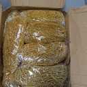 LINSIRON 900 PCS Gold Bead Necklace, 33 Inch Mardi Gras Christmas Beads, Bulk Metallic Party Beads for Mardi Gras Parade, St. Patrick's Day, Wedding, Birthday, Pirate Party, Carnival Party Favors