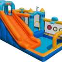 Sibefiy Bounce House, 8-in-1 Gameplay Mode Inflatable Bounce House for Kids