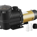 Pool Pump,PureBy 2.0HP Dual Voltage 115/230V in/Above Ground Pool Pump, Self-Priming Swimming Pool Water Circulation Pumps with 1.25" & 1.5“ NPT Unions