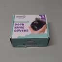 Child Safety Door Knob Cover (4 Pack) Hard-to-Remove Dual-Lock Door Handle Covers for Kids - Reusable Baby Proof Door Knob Locks - Installs Easily, No Tools Needed (Black)