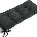 Detiblue Bench Cushion for Indoor Furniture40x15Inch Tufted Bench Seat Cushion with Non-Slip, Comfortable and Durable for Shoe/Entryway/Storage with CushionElita Deep Gray