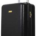 Bioworld Rachel Roy 20 Black Snakeskin Hard Cover Carry-On Luggage