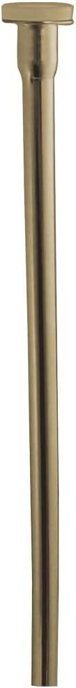 CF38202 Kingston Complement 20-Inch x 3/8-Inch Diameter Flat Closet Supply Line, Polished Brass