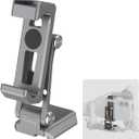 SMALLRIG Metal Phone Mount with Baseplate for Arca-Swiss,Compatible for DJI RS 4 Mini & RS 3 Mini, Phone Mount Adapter Support Free Adjustment Joints, Phone Tripod Mount for iPhone 17/16/15-5338