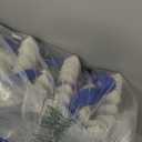 RUODON 12 Pack Thick Christmas Tree Fences White Wooden Picket Fences Tree Fence Border Decoration for Xmas Wedding Party Decor Garden Home, 15.7 x 12 Inches