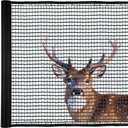 Deer Fence Netting for Garden, 7x100 FT Plastic Mesh Fencing Roll | Temporary Fence Barrier for Chicken, Dog, Deer, Poultry. Plastic Mesh Fencing for Vegetables, Fruit Trees, Shrubs Protection
