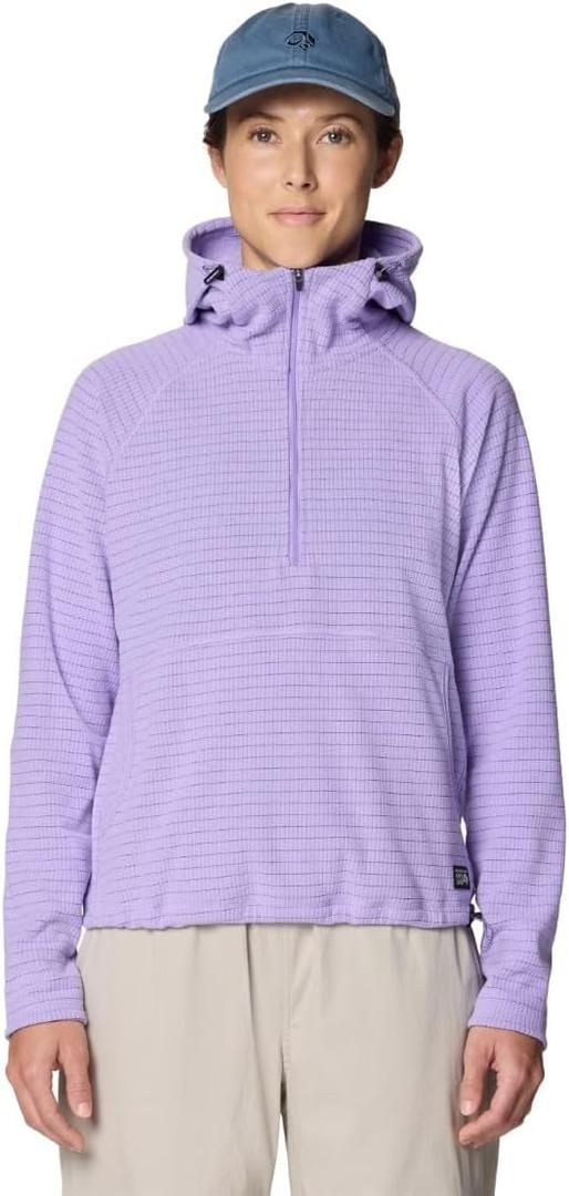 Mountain Hardwear Summit Grid 1/2 Zip (Purple, L)