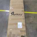 Furinno Cubicle Book Shelf, 12-Cube Bookshelf, Extra Thick Frame Reversible Bookcase with Open Back, 14.6" x 44" x 58", for Living Room, Bedroom, Home Office, Black Dark Oak