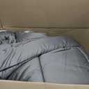 Miracle Made Cooling Comforter - Stone, Full/Queen - 3-Temperature-Zone Silver Infused Breathable Bedding Comforter - Cooling Blanket