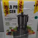 Juicer Machines with 5.8" Large Chute, 2-in-1 Cold Press Juicer for Whole Vegetables Fruits 400W, Masticating juicer Easy to Clean Juice Extractor Machine for Making Nut Mike, Juice, Premium Gray