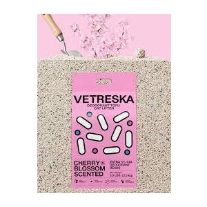 Cherry Blossom Fragranced Deodorant Tofu Cat Litter  VETRESKA Official