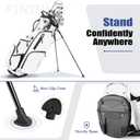 Findway 14 Way Golf Stand Bag [Upgrated Generous Space] Lightweight Golf Bag with Stand, Durable Golf Club Bag with Padded Dual Strap & Rain Cover for Men and Women