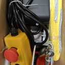 VEVOR Electric Hoist with Remote Control, 440 lbs Material Handling Tool, 110V Electric Hoist with 14ft Remote Control for Factories, Warehouses, Construction Site, Attic