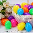 Abakuku 1000 Pcs Plastic Easter Eggs,2.35" Assorted Bright Colors Fillable Easter Eggs or Easter Hunt Party Favor Basket Stuffers Filler Classroom Prize Supplies Decor