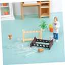 2Sets Miniature Test Tube Rack of Dollhouse Props for Mini Laboratory Decor Compact Design for Table Model and Micro Landscape Ornament