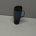 HAUSHOF 24 oz Travel Mug with Handle, Stainless Steel Vacuum Insulated Coffee Travel Mug, Double Wall Travel Mugs with Leakproof Lid, BPA Free (Blue & Black)