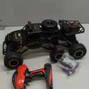 Jiakora Large Size RC Cars, Rock Crawler RC Truck with 2 Rechargeable Batteries, 6 Wheel Remote Control Monster Truck, Durable Metal Body & LED Headlights, Boy Toys for 4-7, 8-12 Kids & Adults