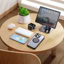 Magnetic Stand Case for iPhone 14 Pro [with 2 Tempered Glass Film] [360 Rotation Magnetic Stand] [Compatible with Magsafe] Military-Grade Drop Protection Case, Black