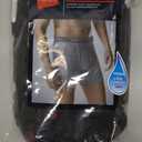 Hanes Men's Underwear Boxer Briefs Pack, Moisture-wicking Underwear for Men, Breathable, Cool & Breathable Cotton (Large, Black)