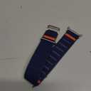 Bandletic Rugged Nylon Compatible with Samsung Ultra Watch Band for Men, Stretchy Soft Wide Sport Loop Strap with G-Hook Compatible with Galaxy Watch Ultra Bands 47mm 2025/2024, Titanium Buckle, Blue