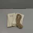 SilTriangle 36 Pcs Easter Treat Sacks Bags with Drawstring Bunny Gift Bags Bunny Party Favors Small Burlap Bag for Kids Goody Basket Party Supplies Cookies Candy Chocolate Hunt Stuffer