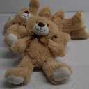 Quaakssi Teddy Bears Bulk 5 Packs 13.5 Inches Small Stuffed Bears Pack for Christmas Valentines Baby Shower Party Decorations Centerpieces Favors Light Brown