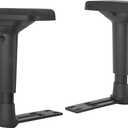 Replacement Adjustable Arms Armrest Pair Upright Bracket with Pads Fits Most Gaming Chairs (4D)