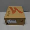 somiliss Wide Toe Sneakers for Women Breathable Fabric Leather Suede Upper Non-Slip PU TPR Outsole Walking Shoes Tennis Running Fashion Sneakers (6.5 Wide, Black)